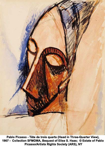 Head in Three Quarter View