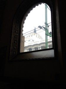 Palacio de Bellas Artes, as seen from Correos