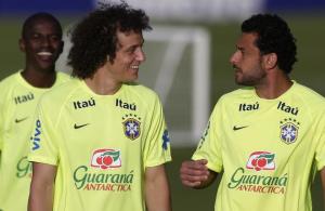 Brazil David Luiz and Fred
